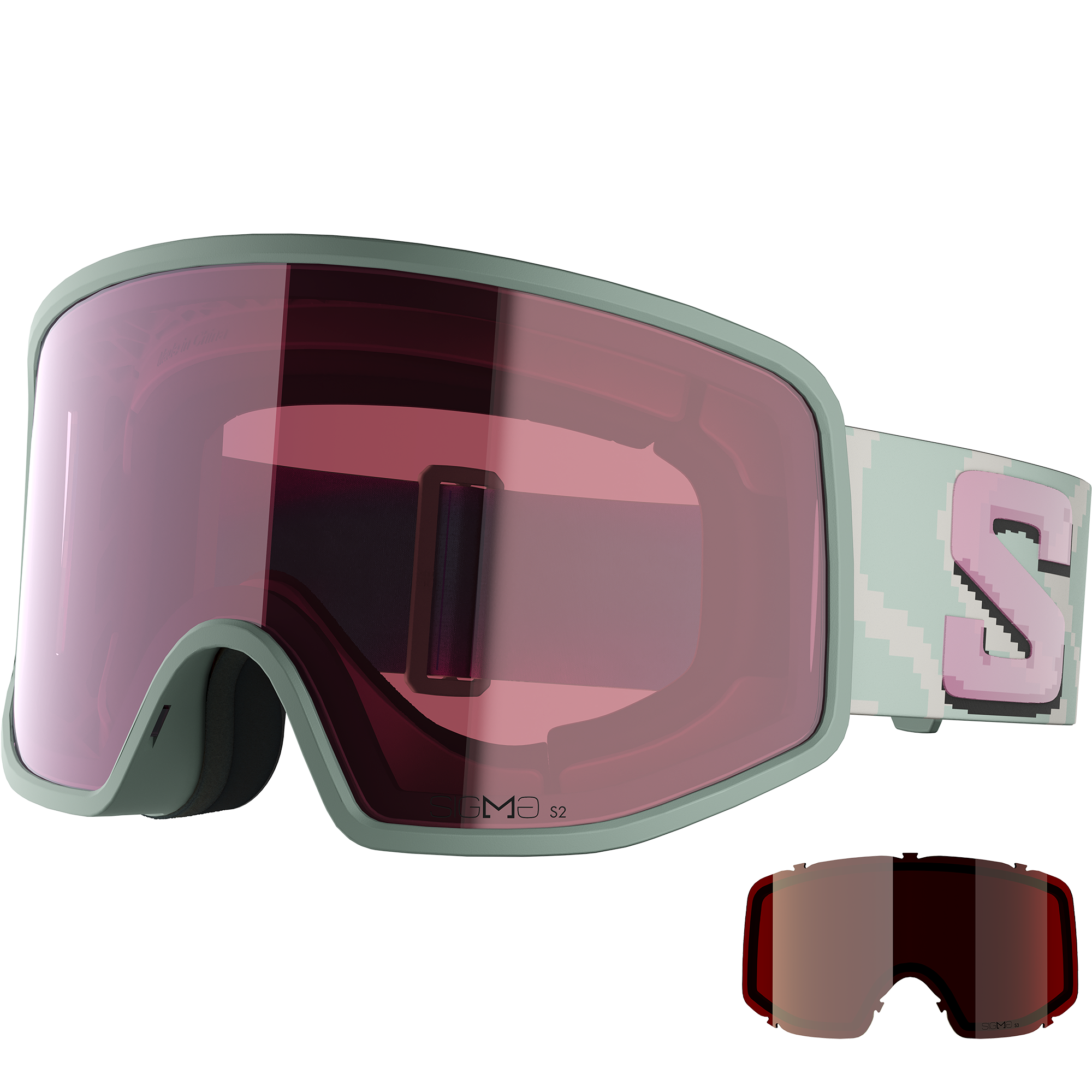 【ゆん】SALOMON ゴーグルSENTRY PRO SIGMA オリーブ Salomon Sentry Pro Sigma Goggles | evo