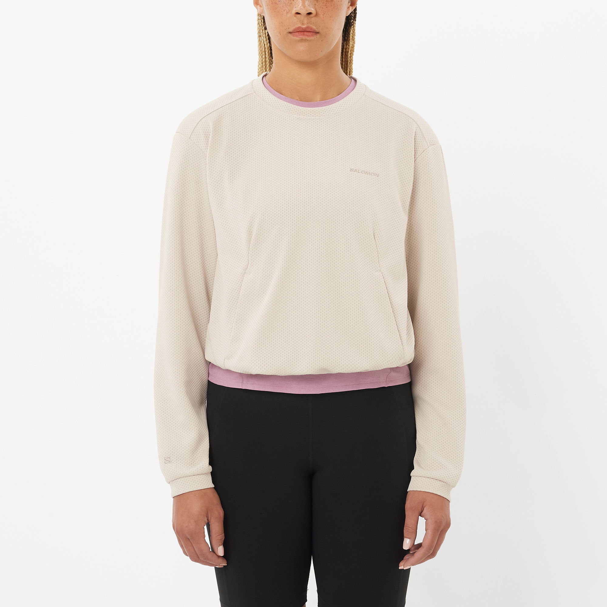 Image principale du produit MOTOMESH - Tricot à col rond pour femme