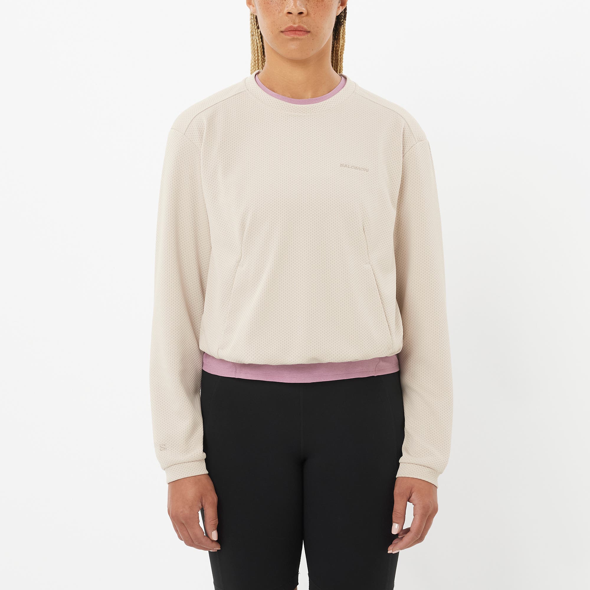 Image principale du produit MOTOMESH - Tricot à col rond pour femme